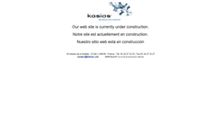 Desktop Screenshot of kasios.com